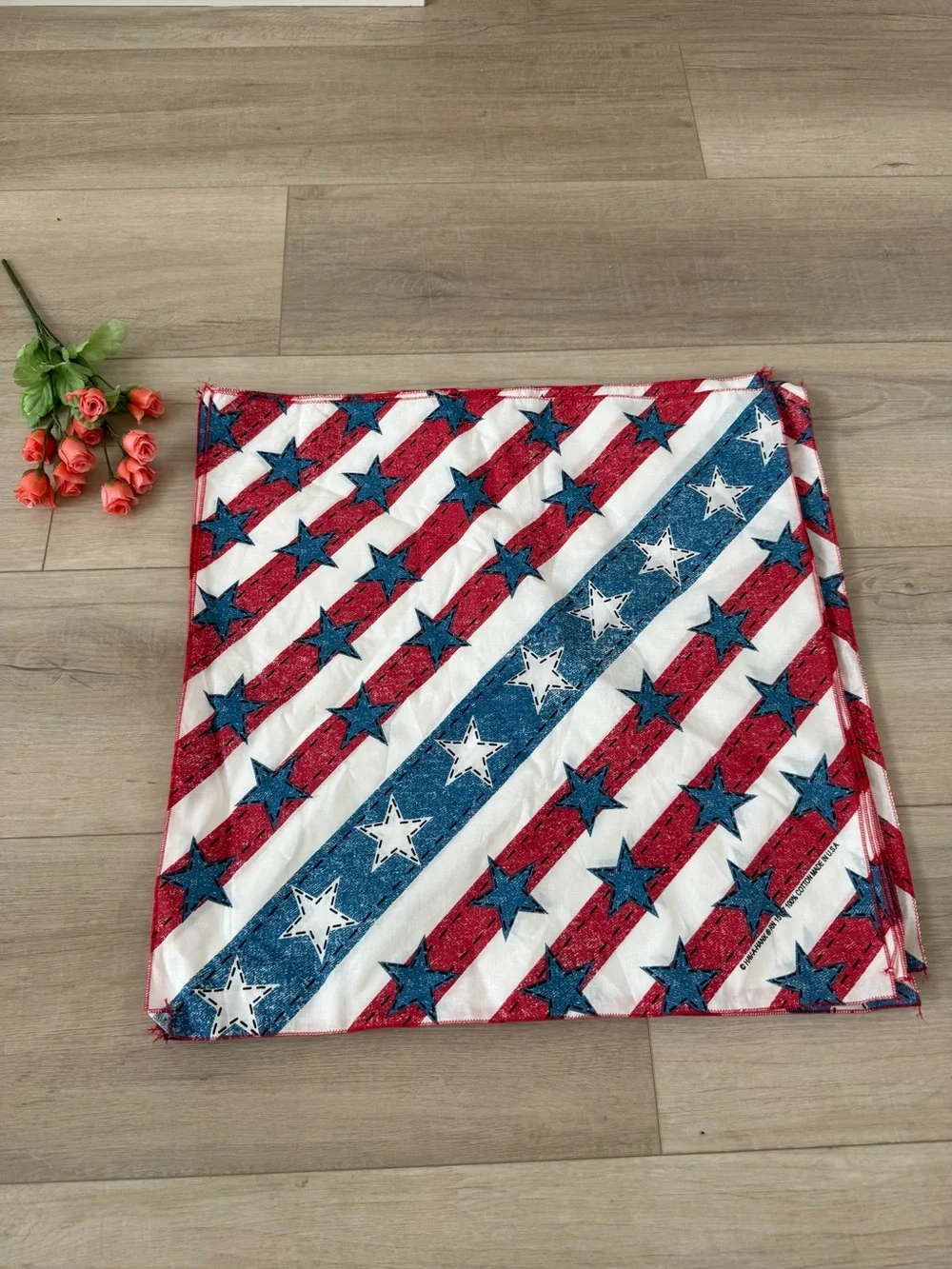 American Bandana / American Deinm USA Flag Bandanna NWOT 12 total